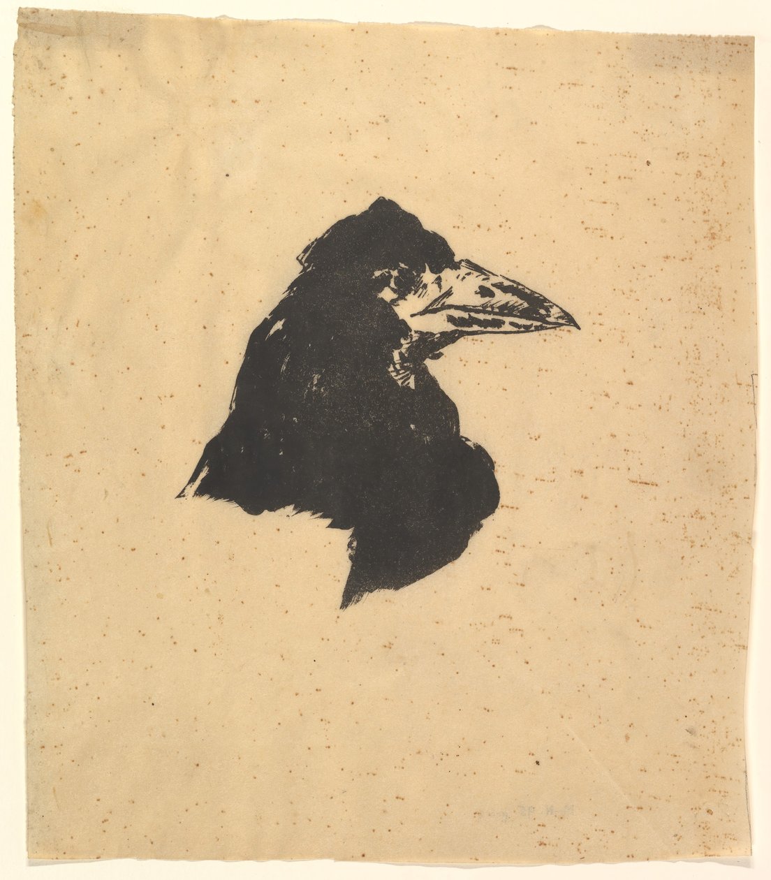 Suunnitteli Edgar Allan Poen korppi julisteen ja kannen, 1875. tekijältä Édouard Manet