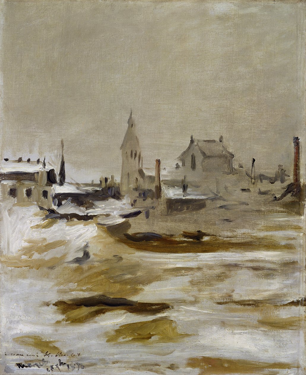 Lumen vaikutus Petit-Montrougessa tekijältä Édouard Manet