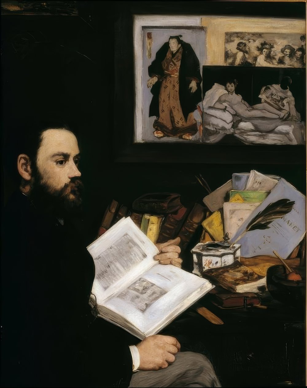 Emile Zola tekijältä Édouard Manet
