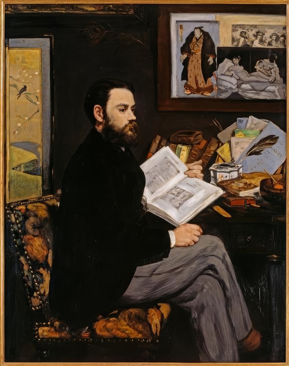 Emile Zola tekijältä Édouard Manet