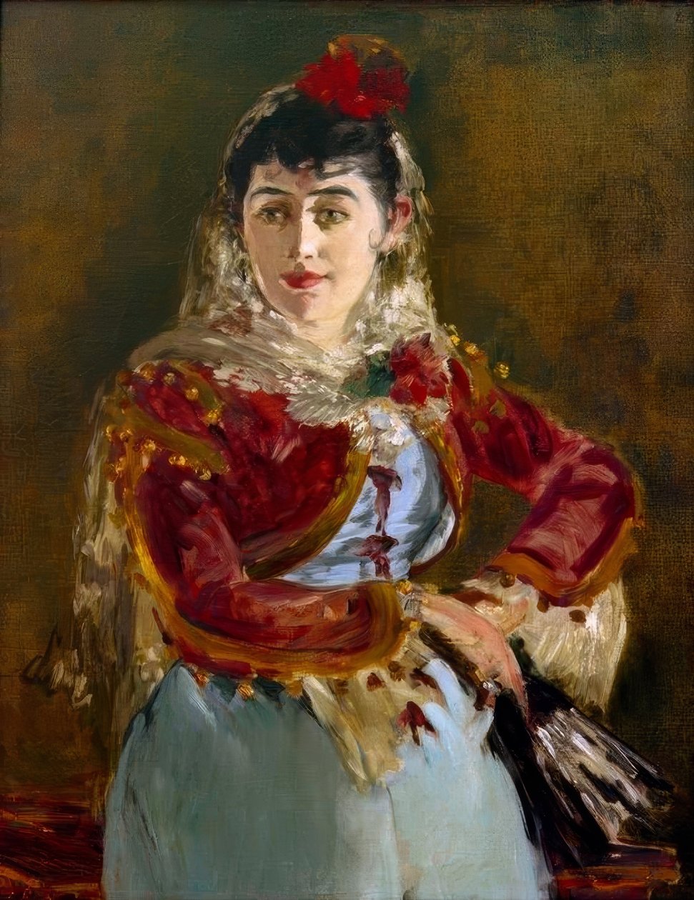 Emilie Ambre esittää Carmenin roolia tekijältä Édouard Manet