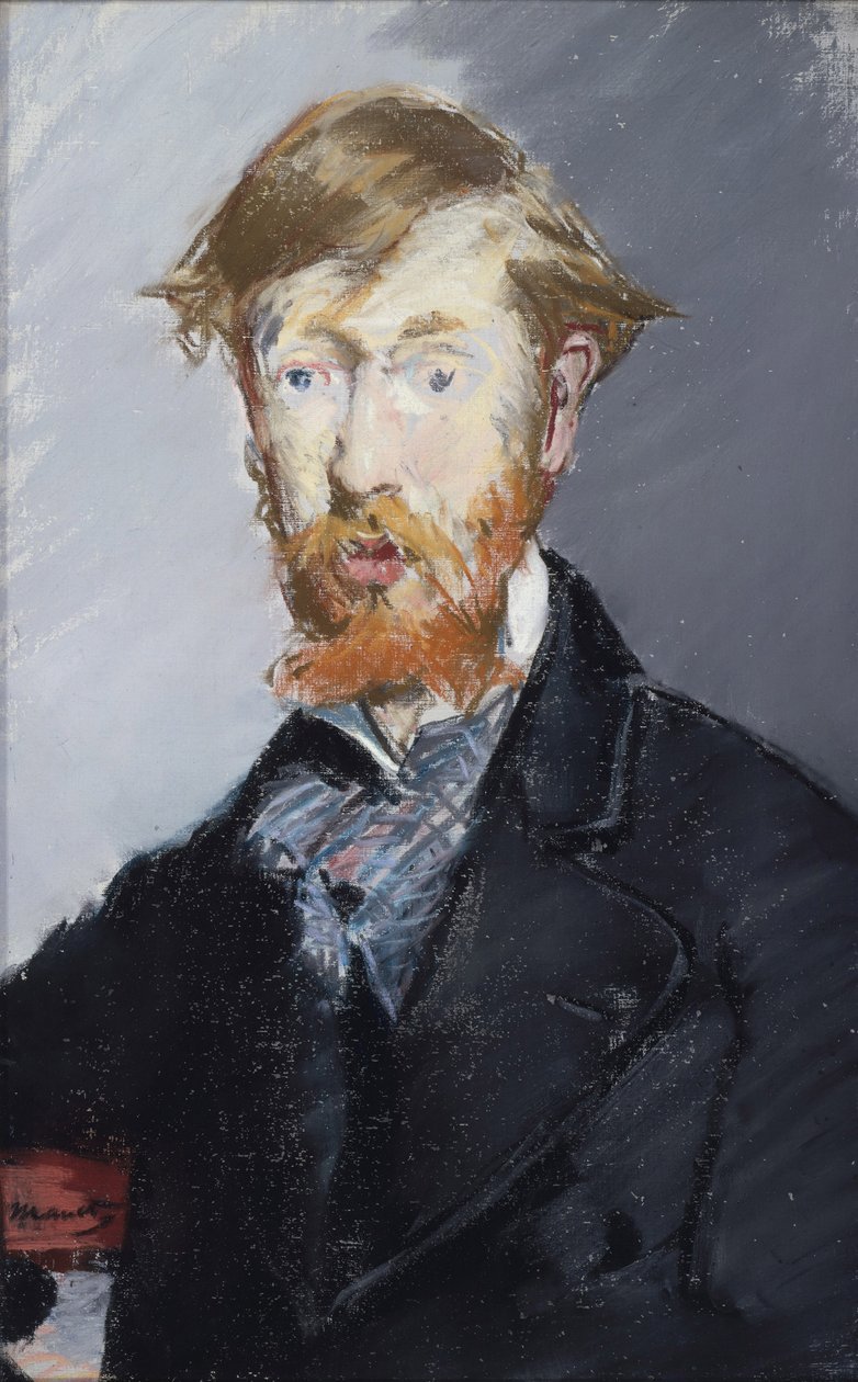 George Moore, 1879 (pastelli kankaalle) tekijältä Édouard Manet