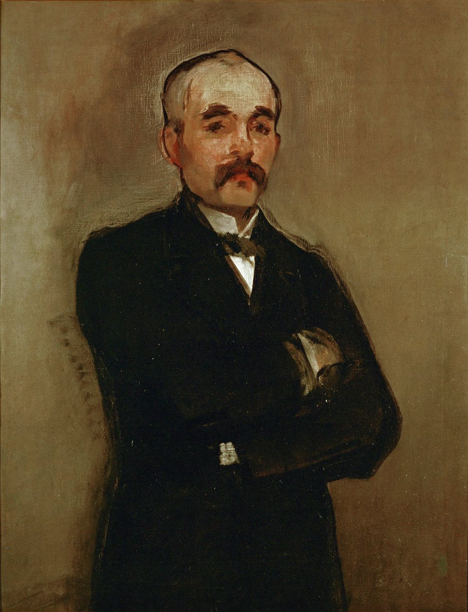 Georges Clemenceau ... (öljy kankaalle) tekijältä Édouard Manet