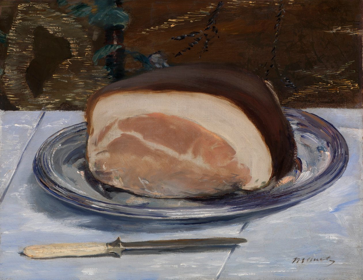Kinkku, n. 1875-1878 (öljy kankaalle) tekijältä Édouard Manet