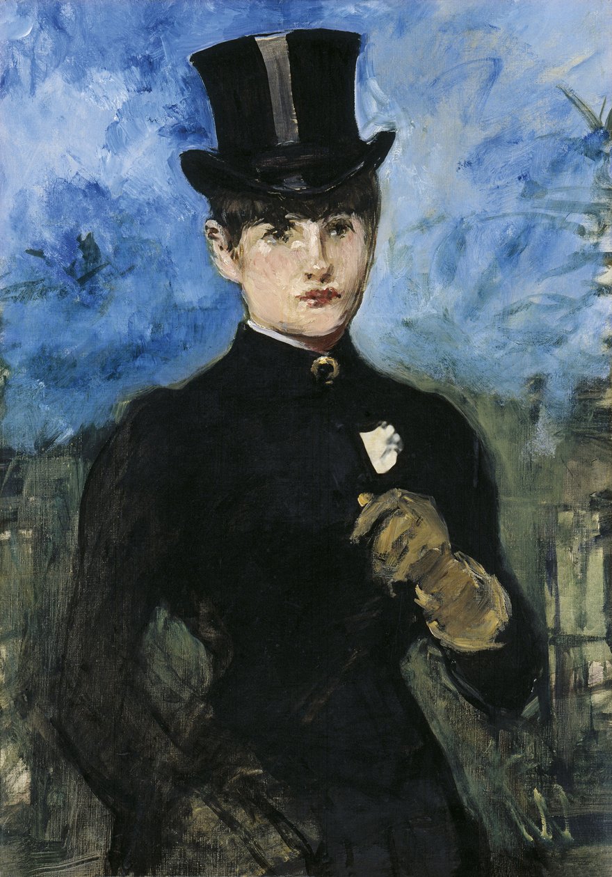 Ratsunainen, Fullface, c. 1882 tekijältä Édouard Manet