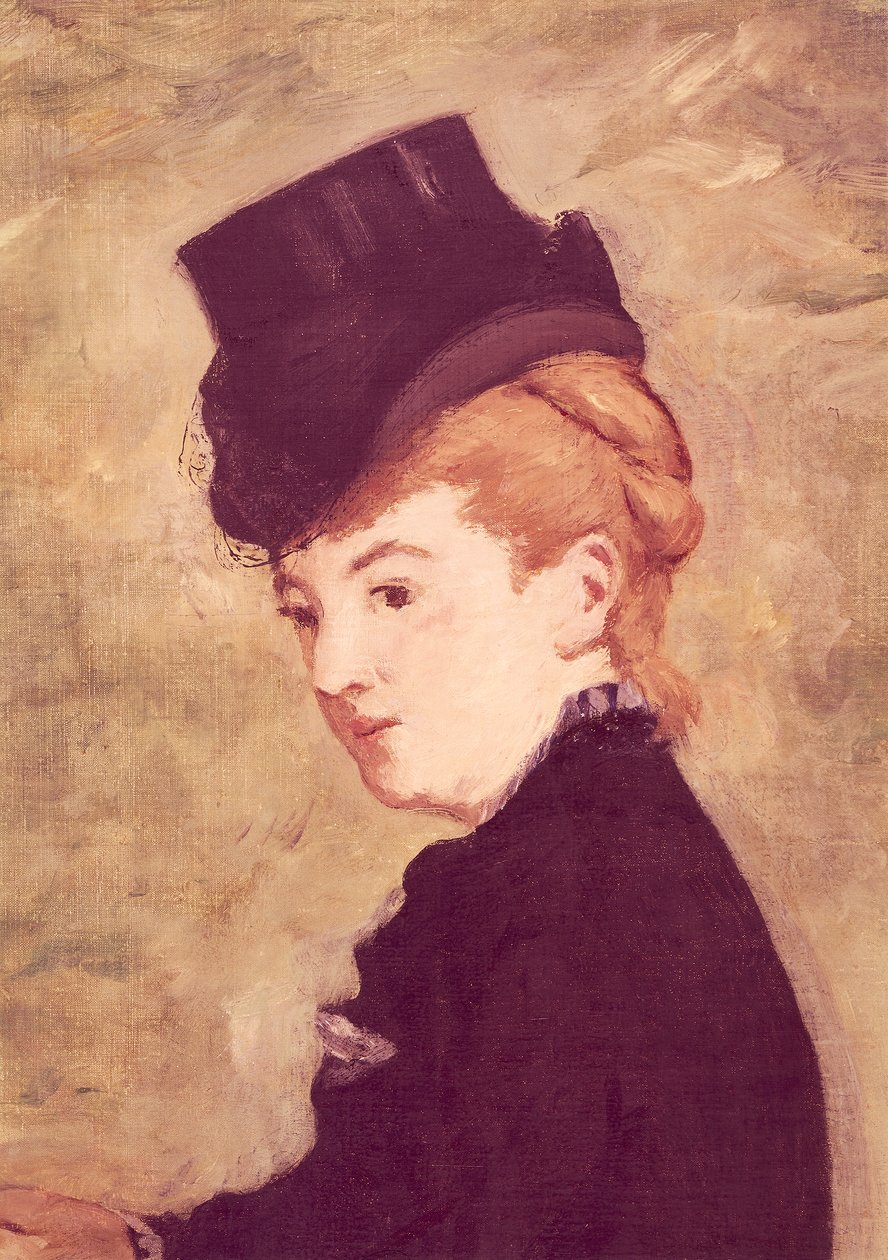 Ratsunainen tai Madame Lefebure hevosen selässä tekijältä Édouard Manet
