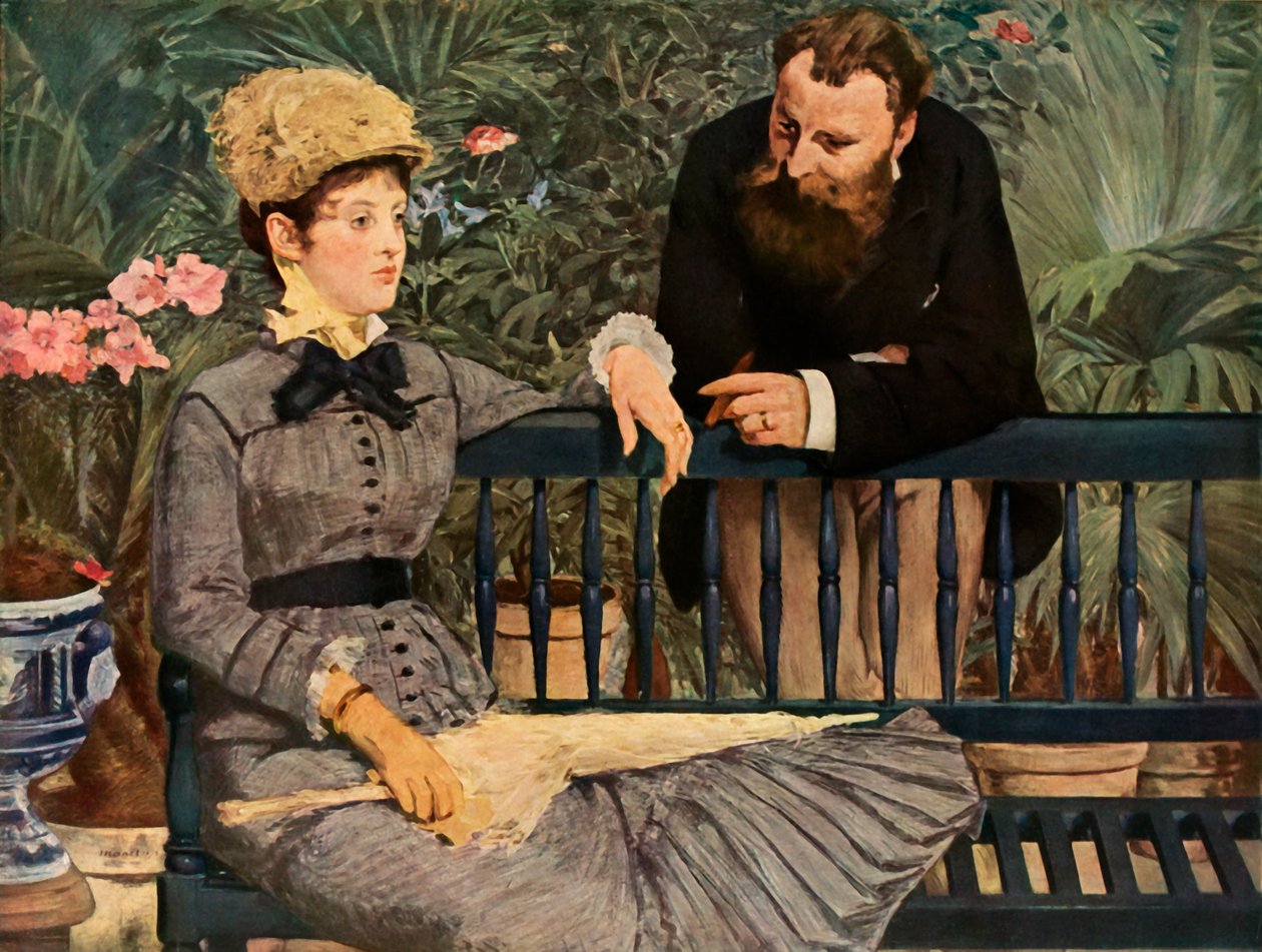 Kasvihuoneessa, 1879, 1937. tekijältä Édouard Manet