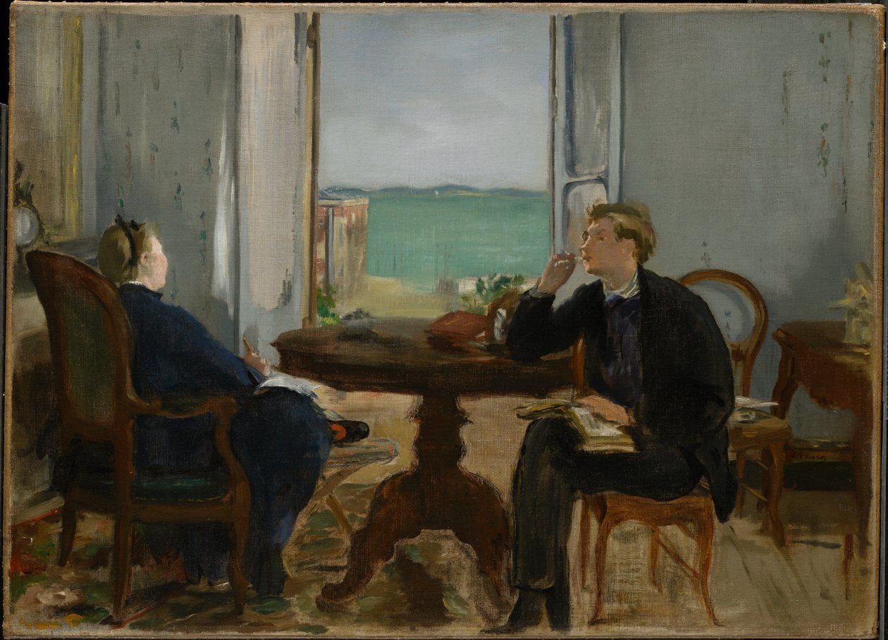 Interiööri Arcachonissa tekijältä Édouard Manet