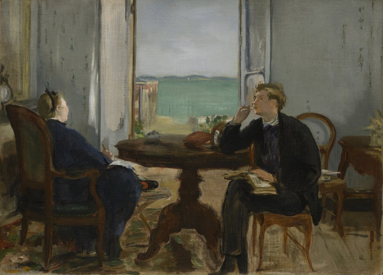 Arcachonin sisustus, 1871 tekijältä Édouard Manet