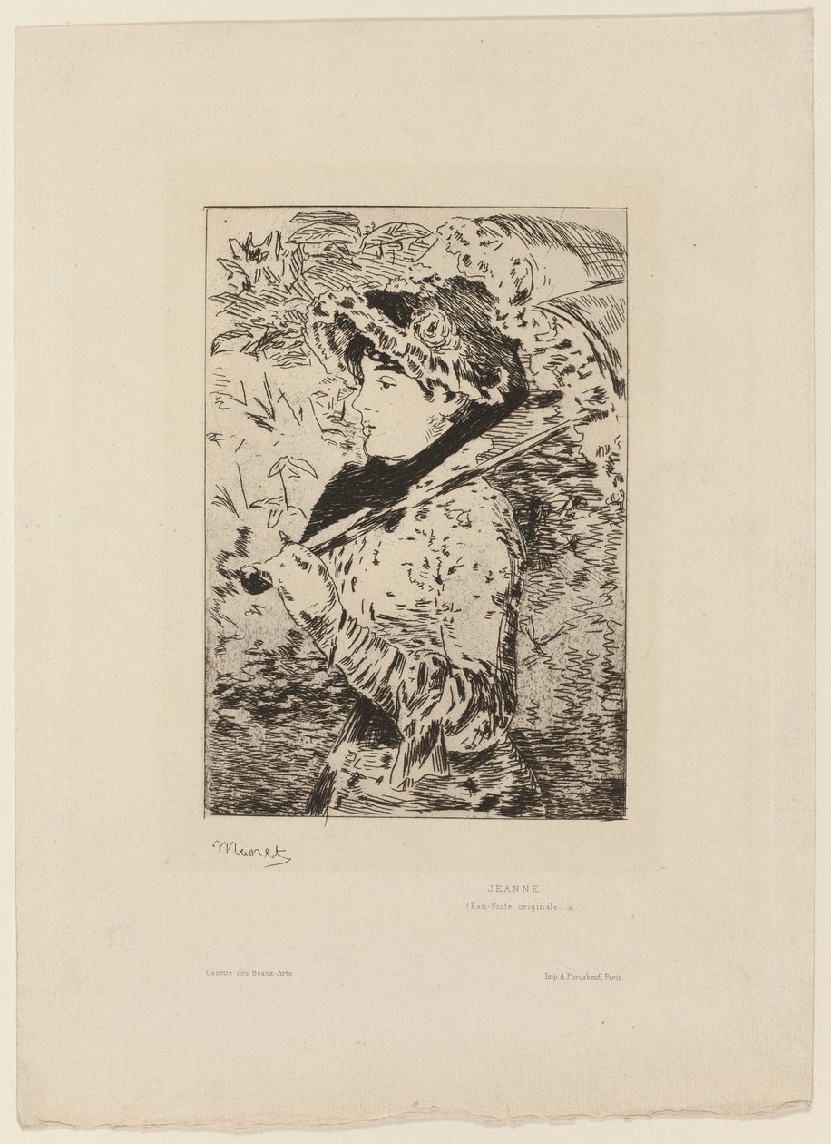 Jeanne (kevät) tekijältä Édouard Manet