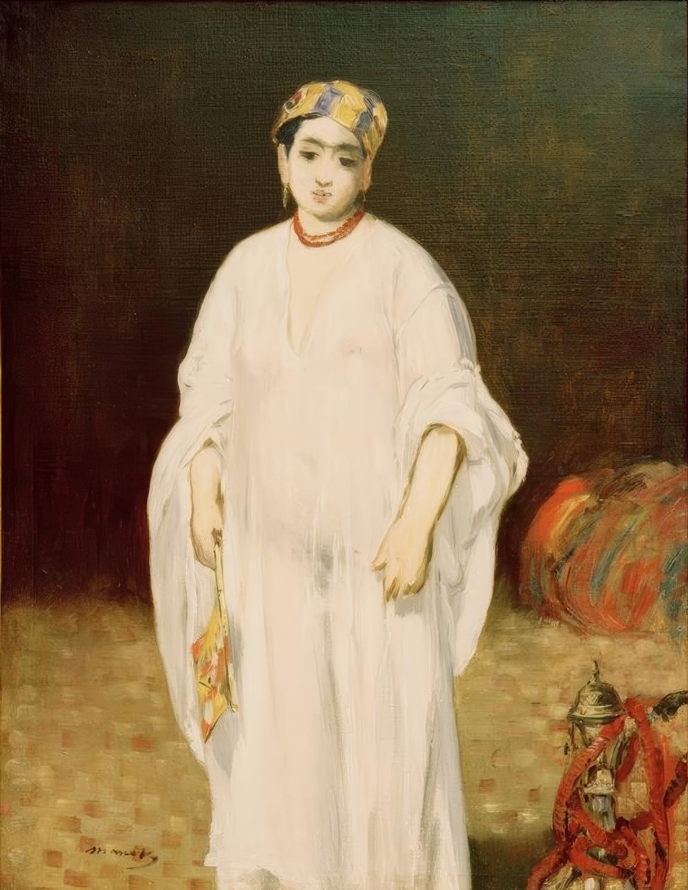 Jeune femme en costume oriental (La Sultane) tekijältä Édouard Manet