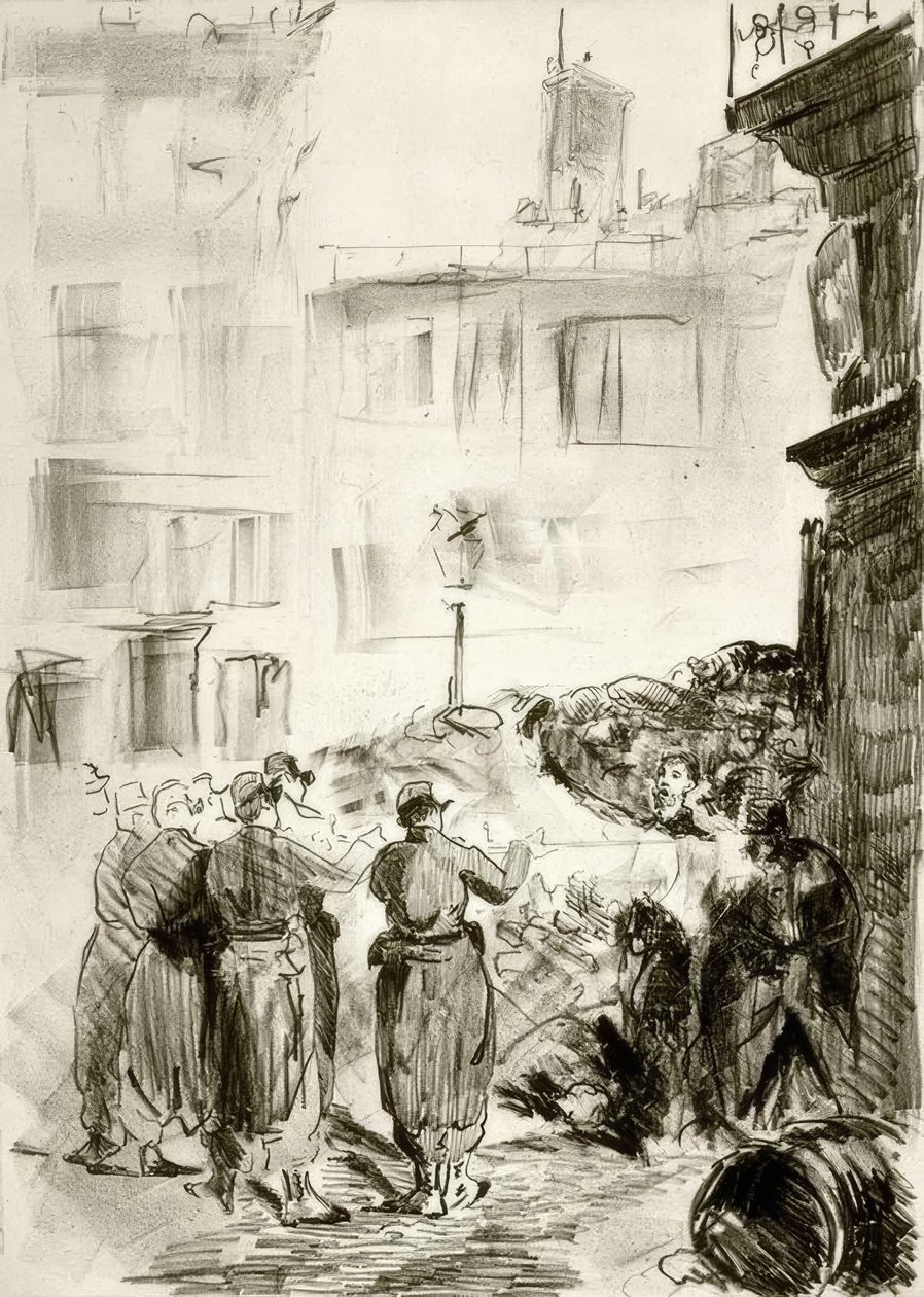 Barrikadi tekijältä Édouard Manet