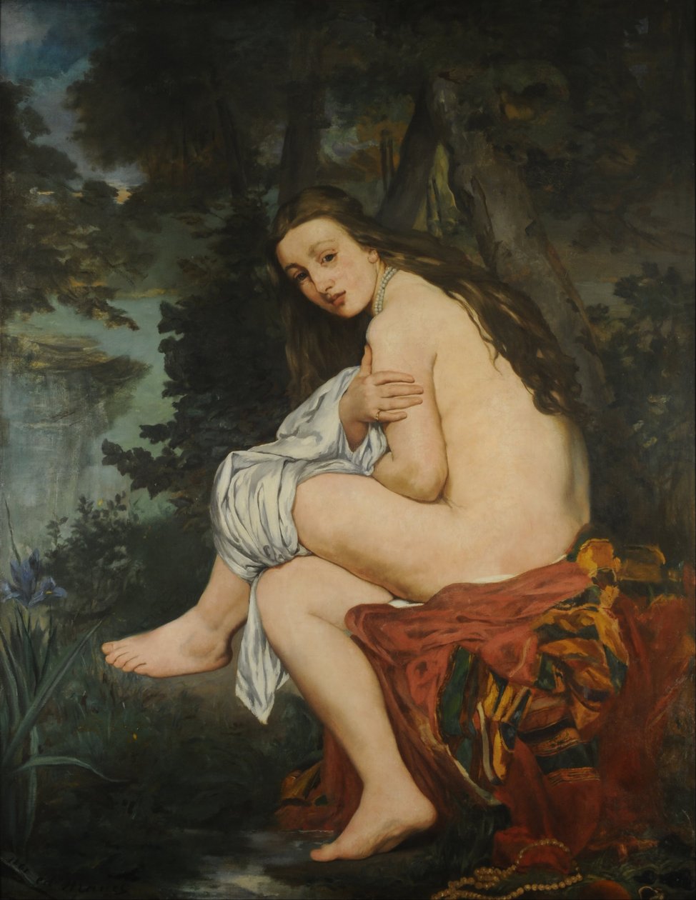 La Nymphen yllätys tekijältä Édouard Manet