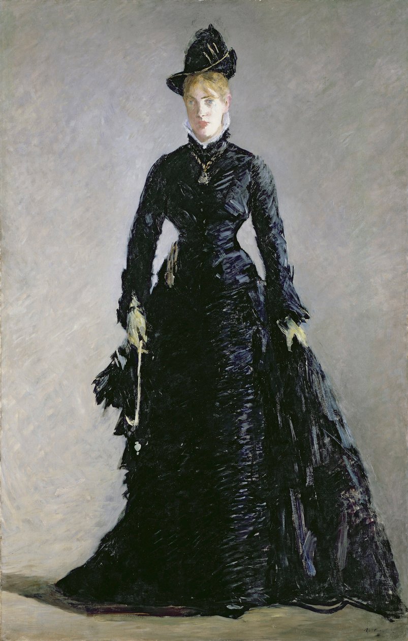 Pariisilainen - Manet, Edouard (1832-1883) - 1875 - Öljy kankaalle - 192x125 - Tukholman kansallismuseo tekijältä Édouard Manet