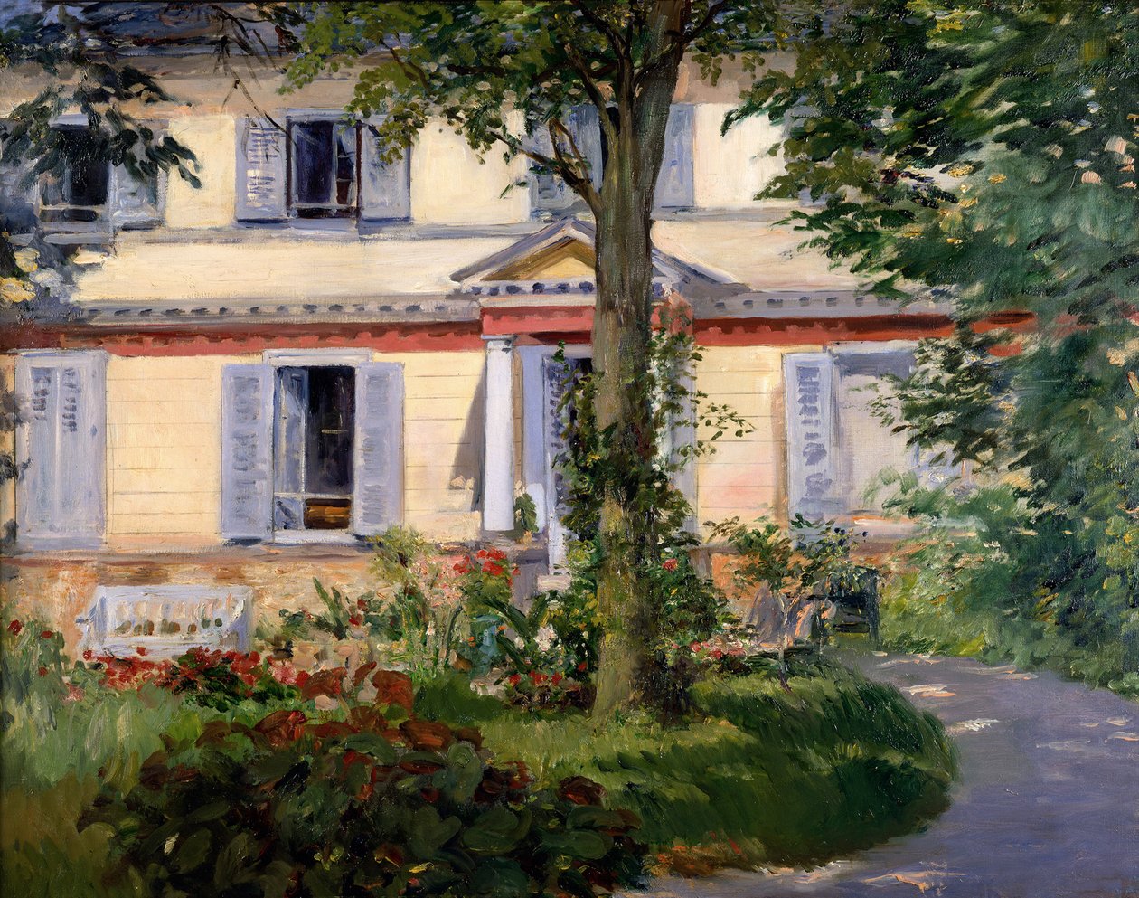 Talo Rueilissa tekijältä Édouard Manet