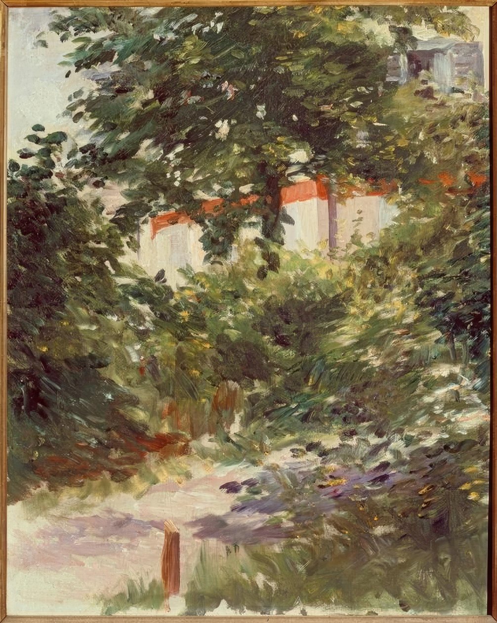Talo lehtineen tekijältä Édouard Manet