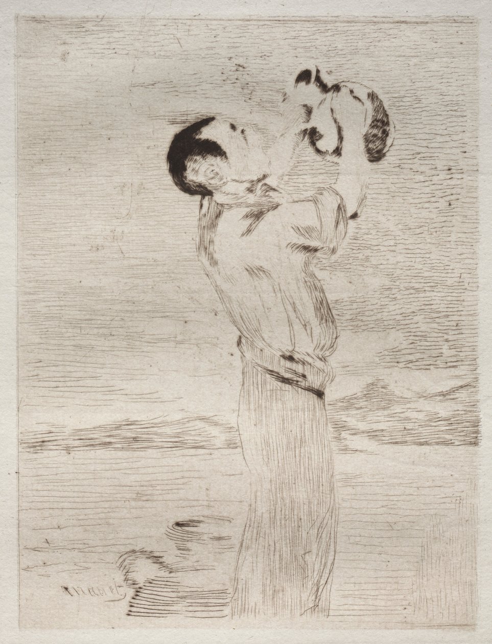 Vedenjuomari. tekijältä Édouard Manet