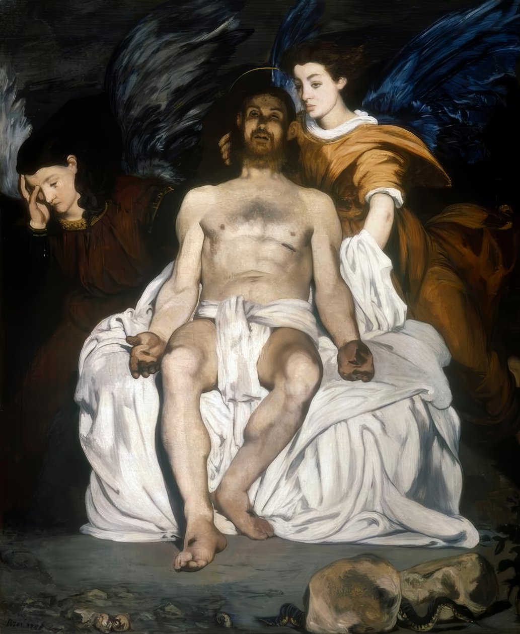 Le Christ mort et les anges tekijältä Édouard Manet