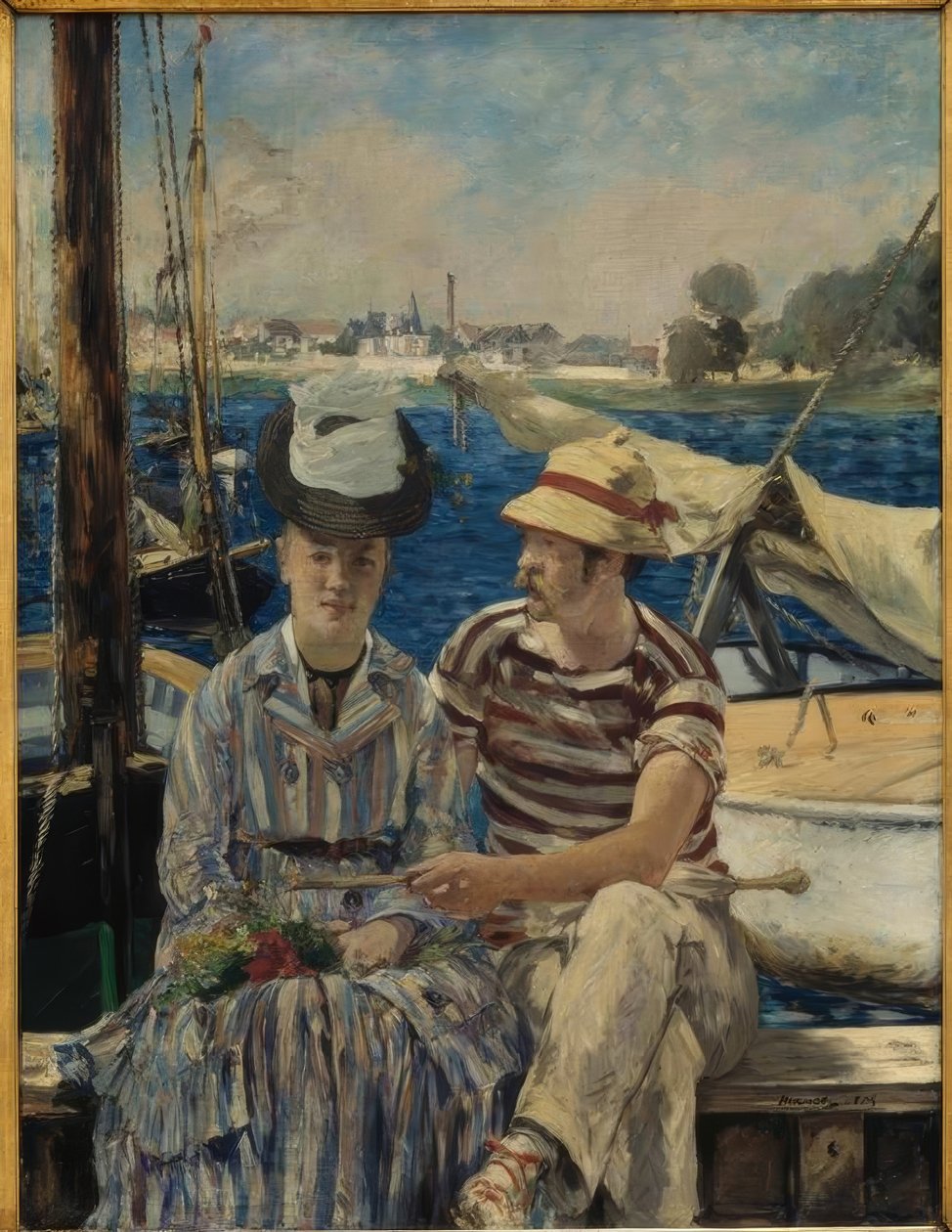 Le Dimanche sur la Seine (Argenteuil) tekijältä Édouard Manet