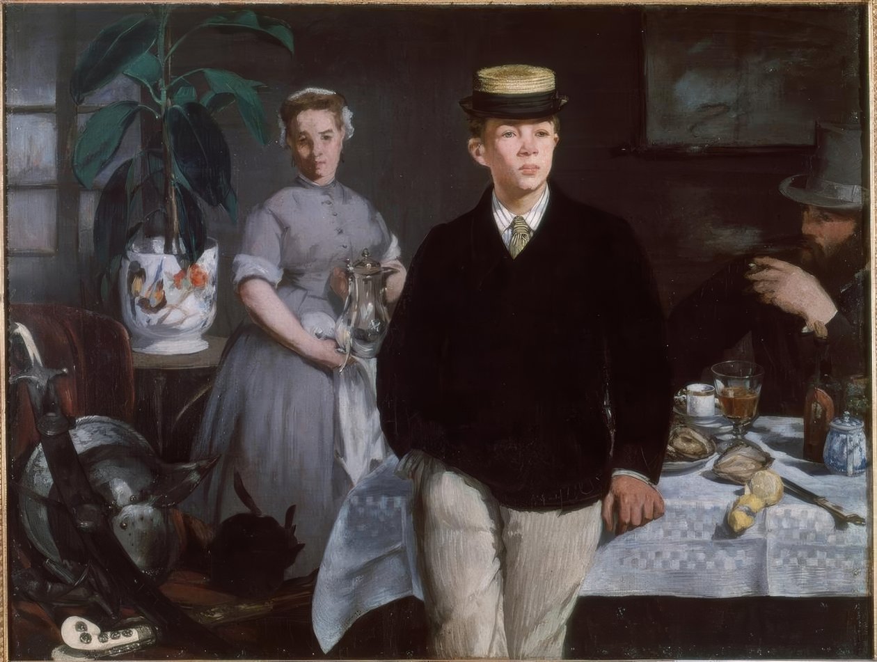 Lounas työpajassa tekijältä Édouard Manet