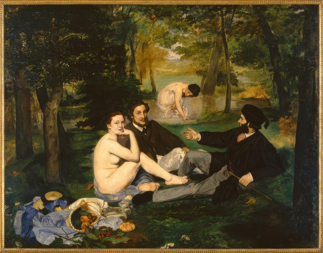 Le déjeuner sur l’herbe tekijältä Édouard Manet