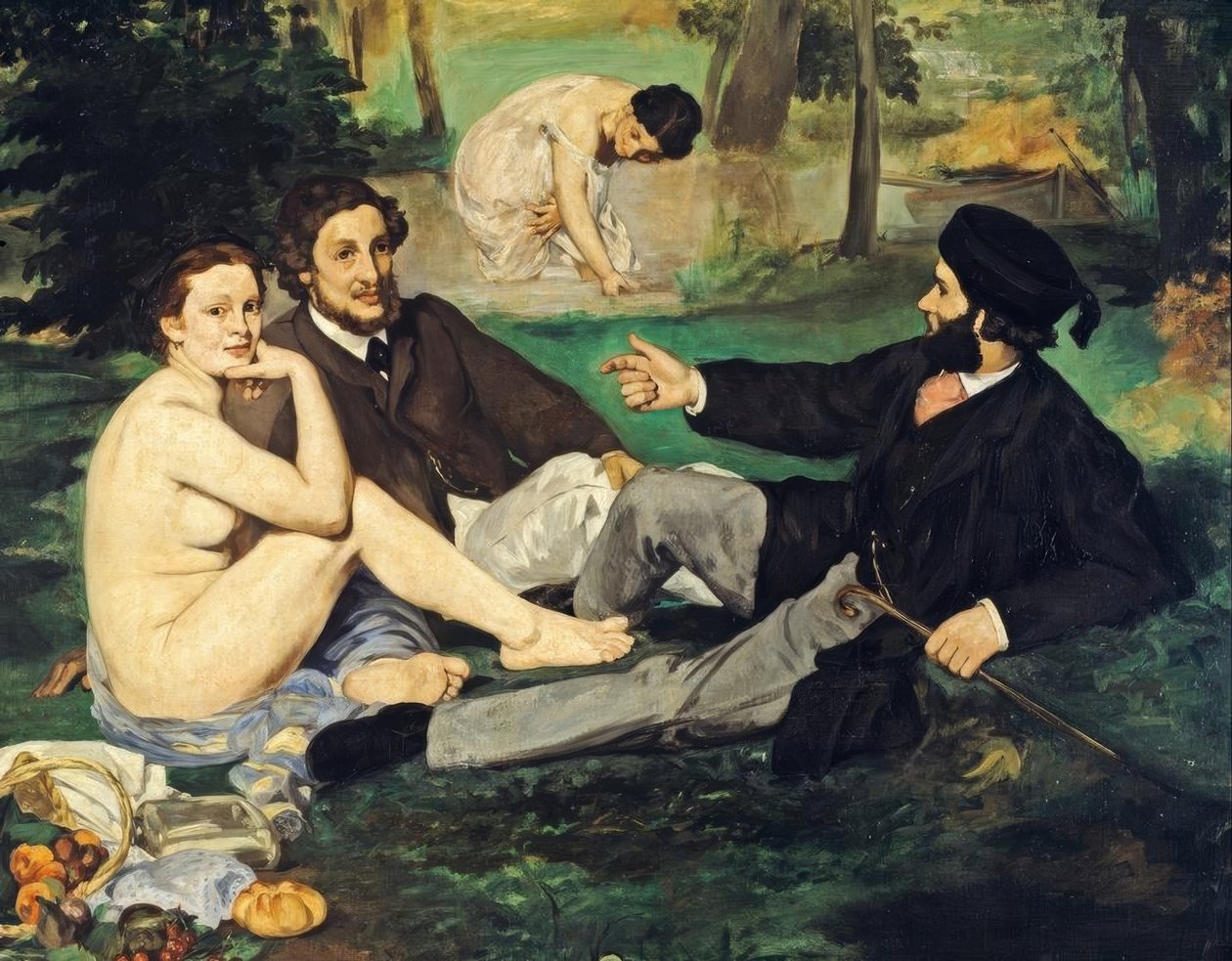 Le déjeuner sur l’herbe tekijältä Édouard Manet