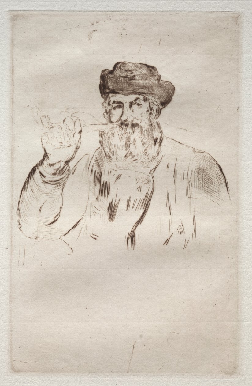 Tupakoitsija tekijältä Édouard Manet