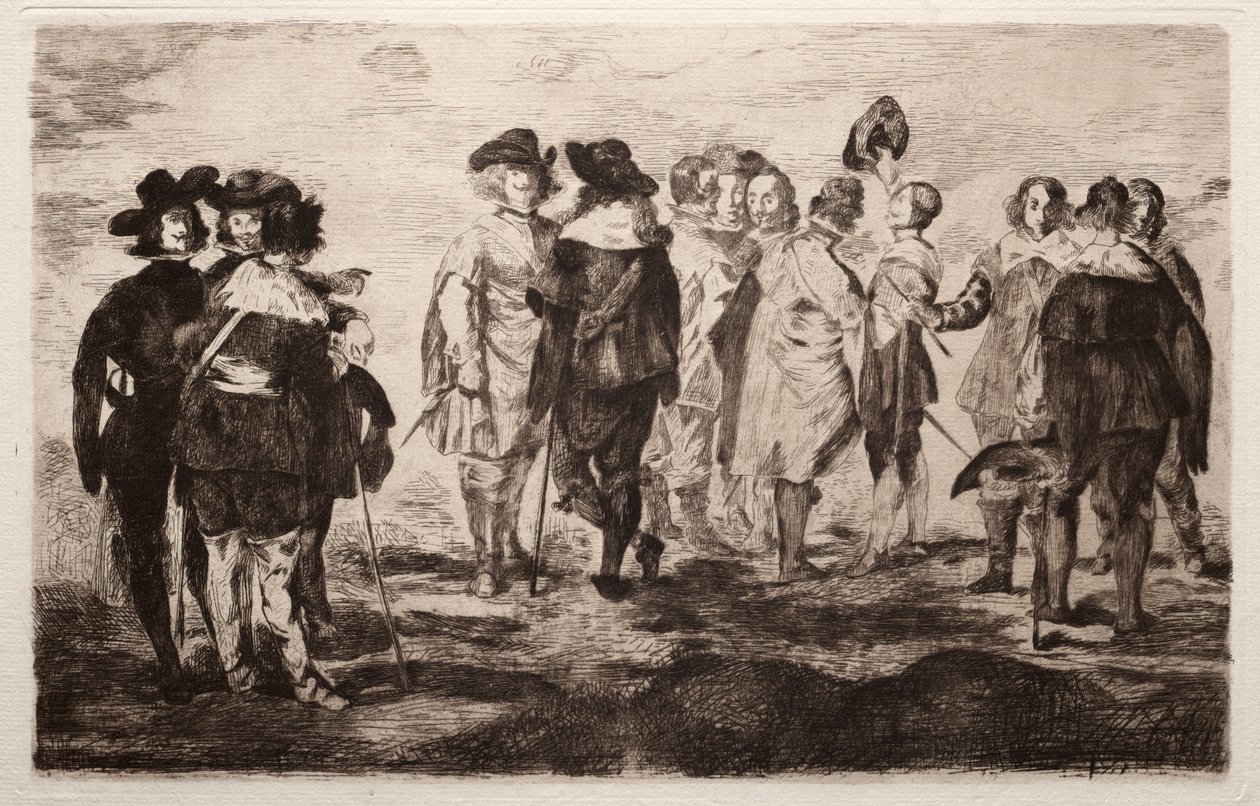 Pienet ratsastajat tekijältä Édouard Manet