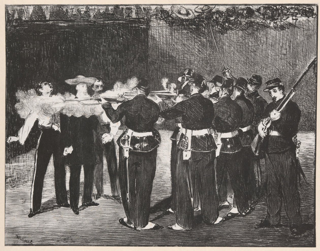 Maximilianin teloitus tekijältä Édouard Manet