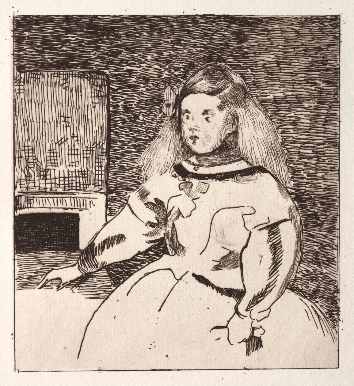 Linfante Marguerite. tekijältä Édouard Manet