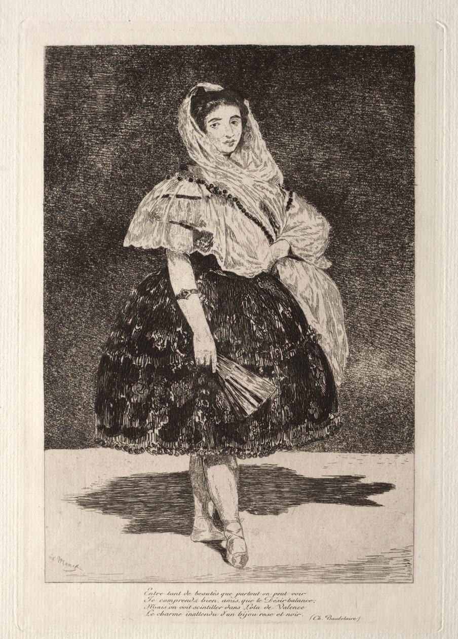 Lola de Valencia tekijältä Édouard Manet