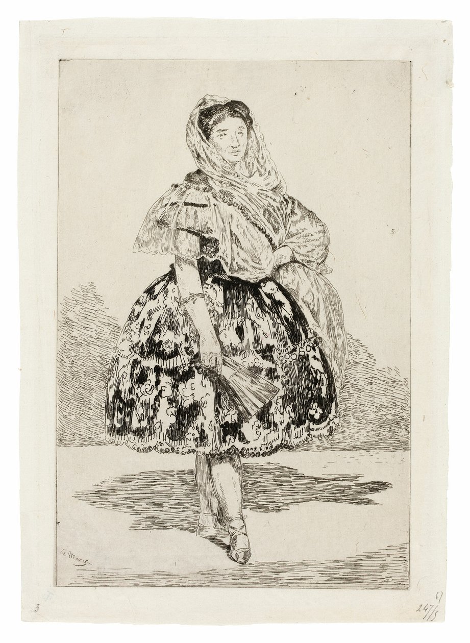 Lola de Valencia tekijältä Édouard Manet