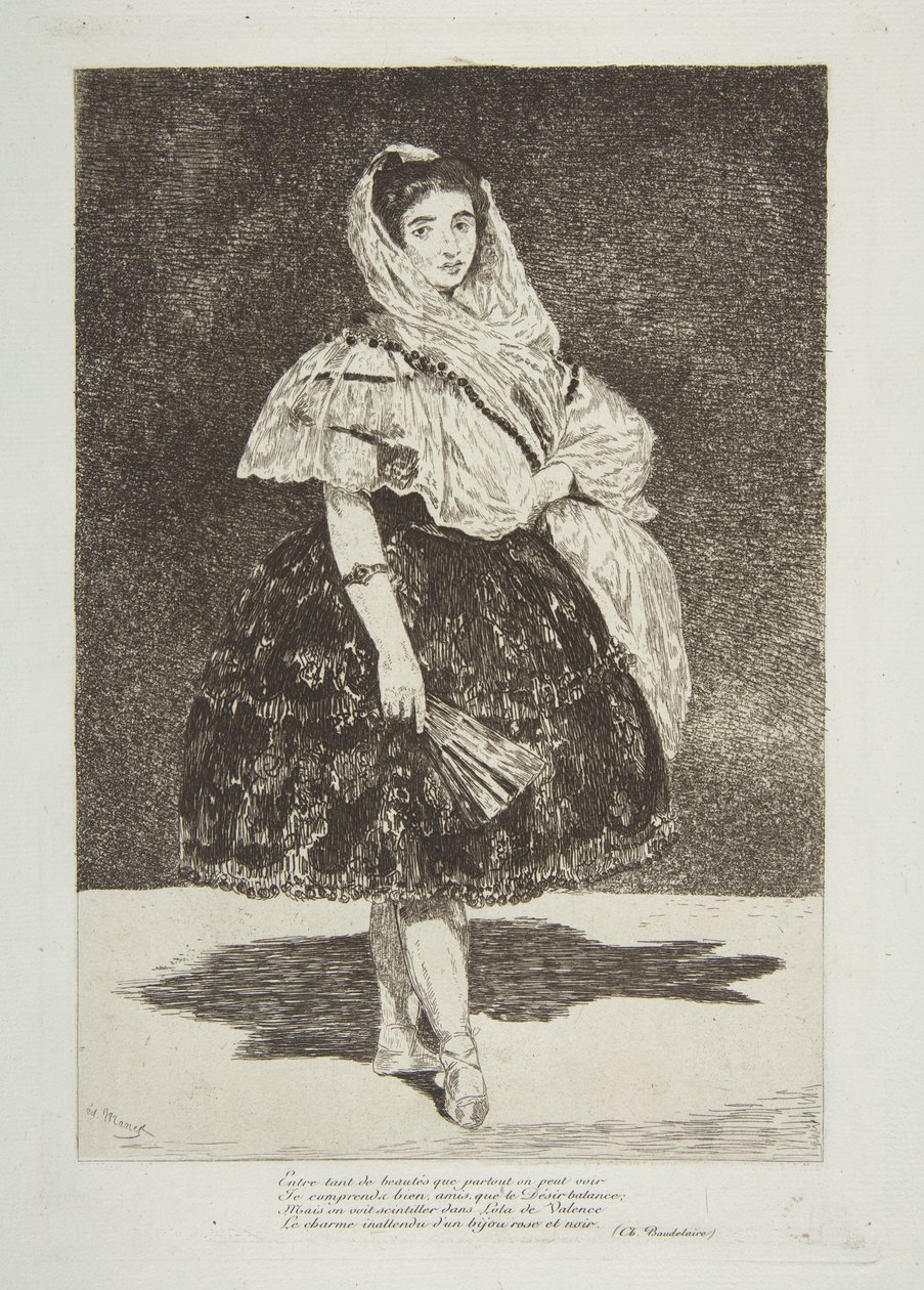 Lola Valencialainen tekijältä Édouard Manet