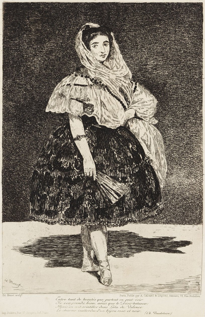 Lola de Valence tekijältä Édouard Manet