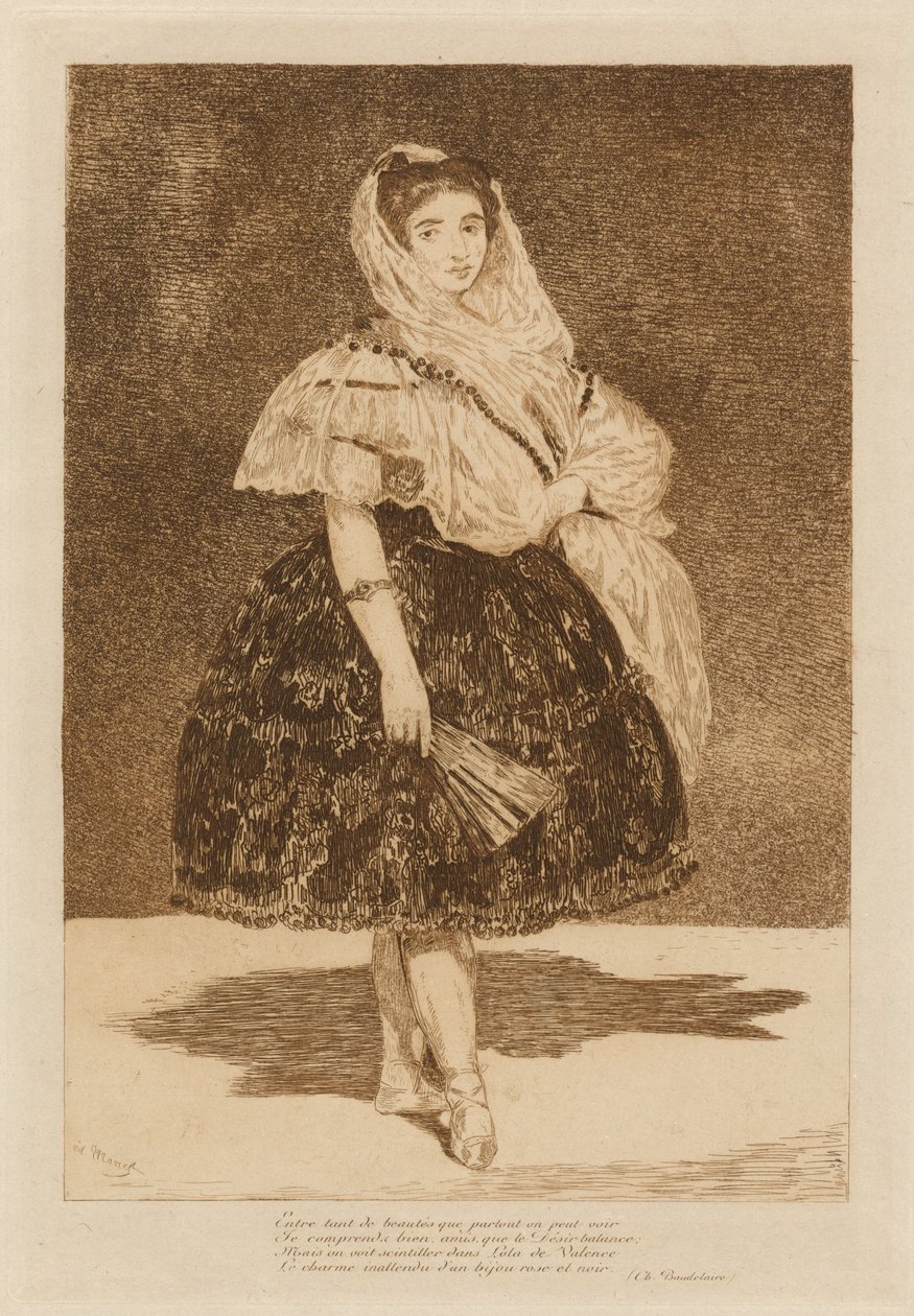 Lola de Valencia, 1862. tekijältä Édouard Manet