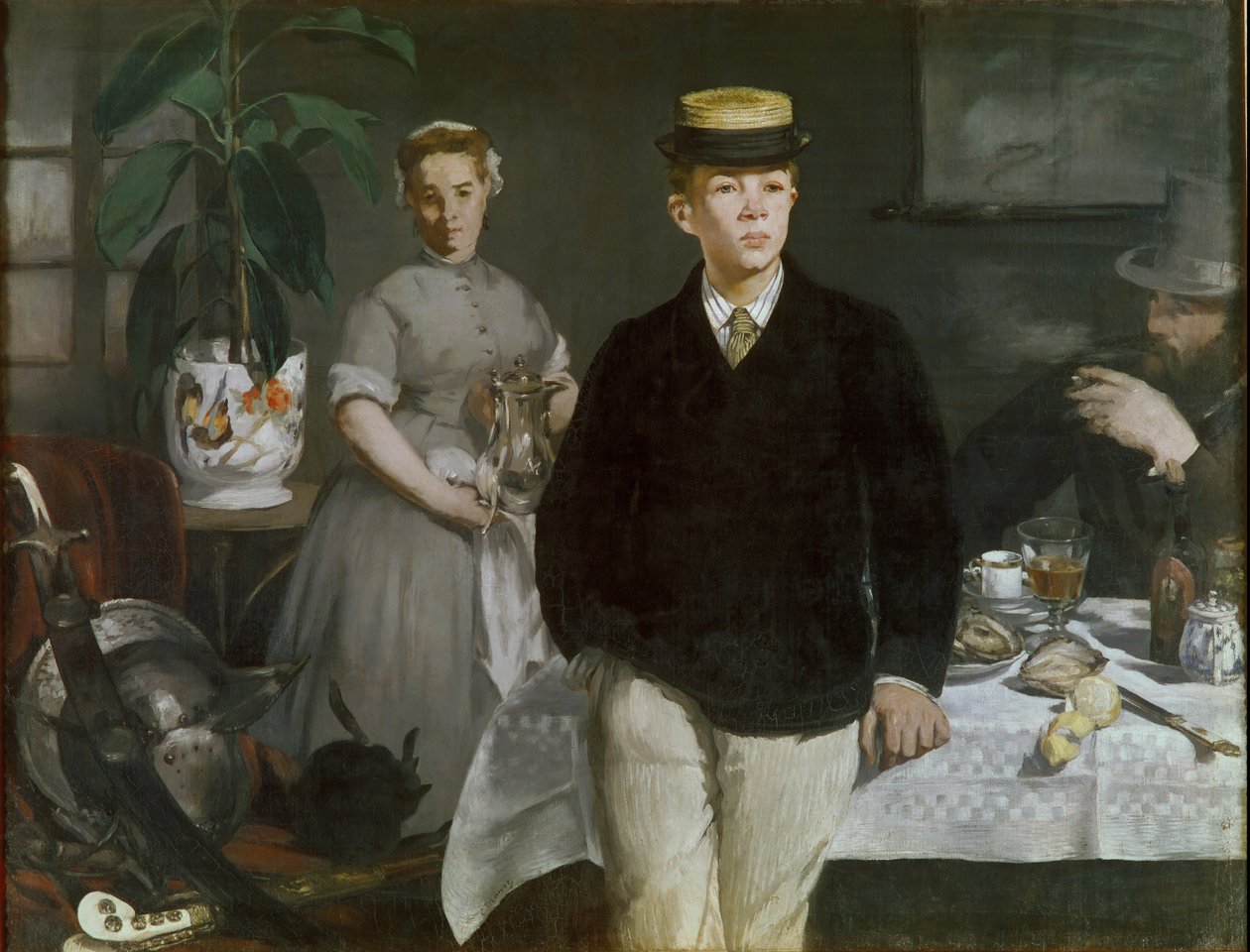 Lounas Studiossa tekijältä Édouard Manet