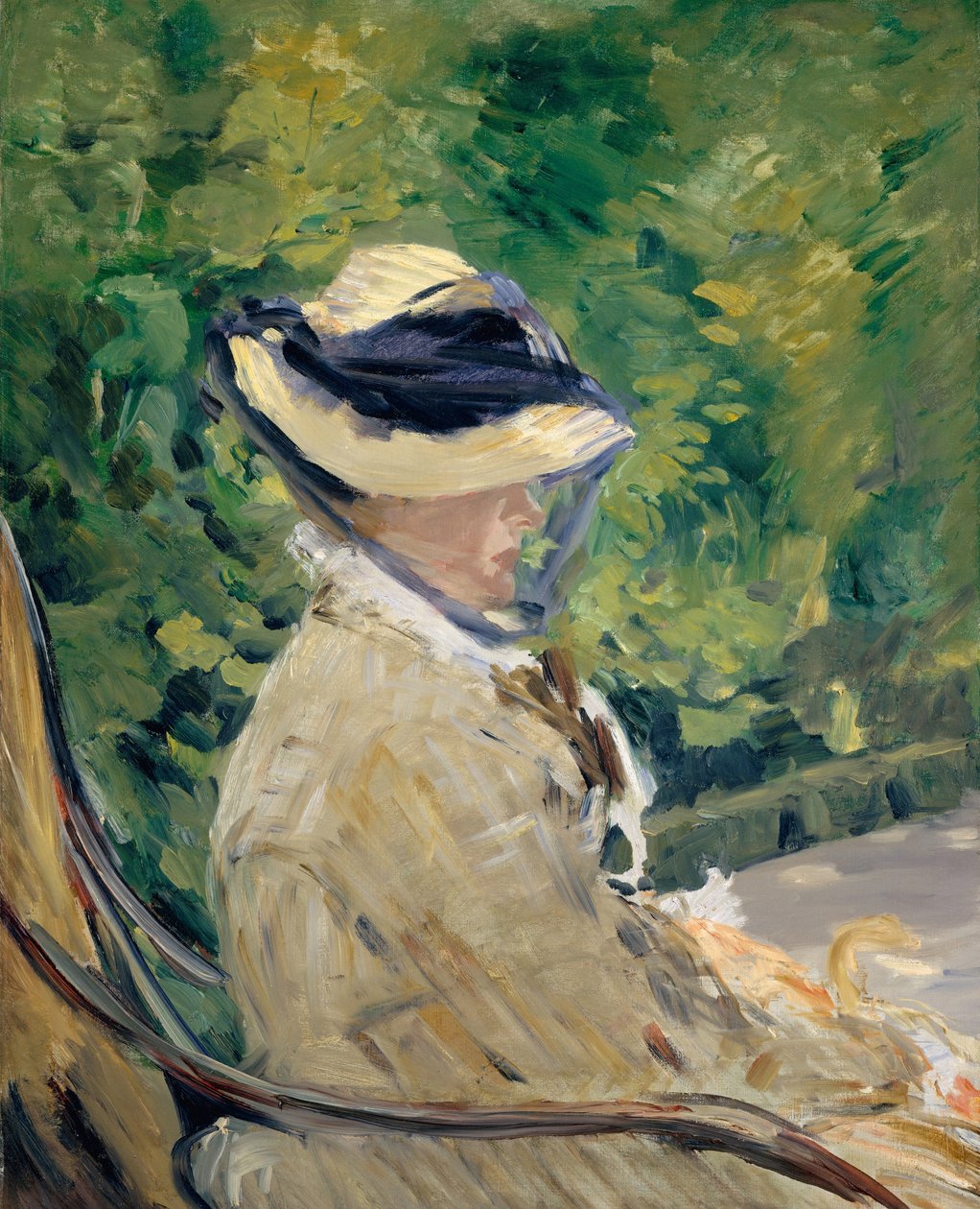 Madame Manet Bellevuessa tekijältä Édouard Manet