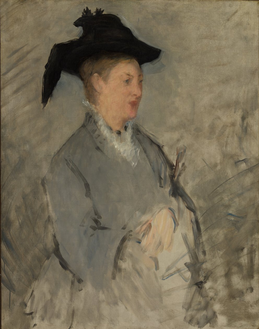 Madame Édouard Manet Suzanne Leenhoff, 1830-1906, n. 1873. tekijältä Édouard Manet