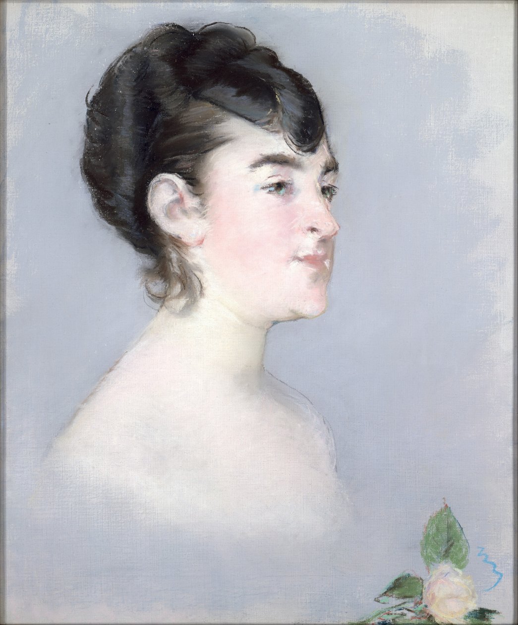 Neiti Isabelle Lemonnier (1857–1926) tekijältä Édouard Manet