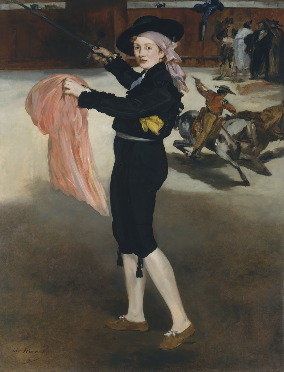 Mademoiselle V. . . Espadan puvussa, 1862. tekijältä Édouard Manet