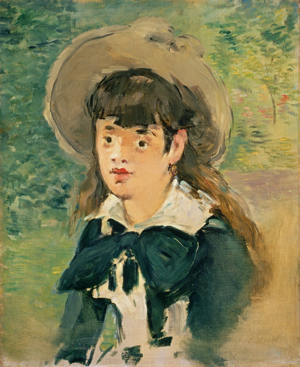 Neiti Voisin, 1880 tekijältä Édouard Manet
