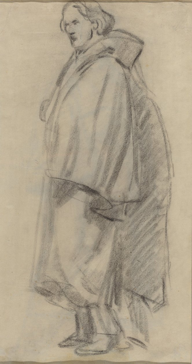 Mies viitta yllään [verso] tekijältä Édouard Manet