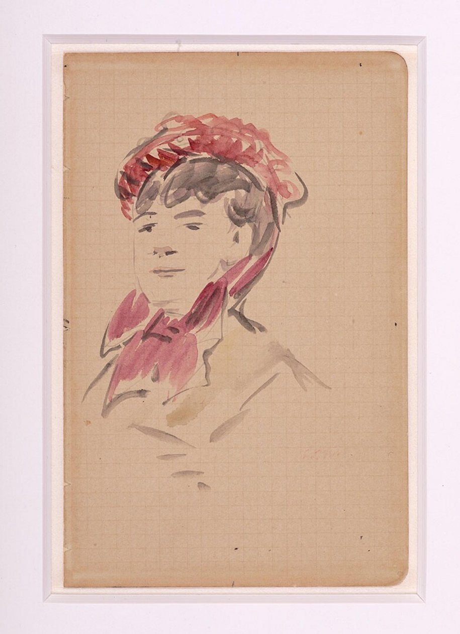Manet - Isabelle Lemonnierin muotokuva, noin 1880. tekijältä Édouard Manet