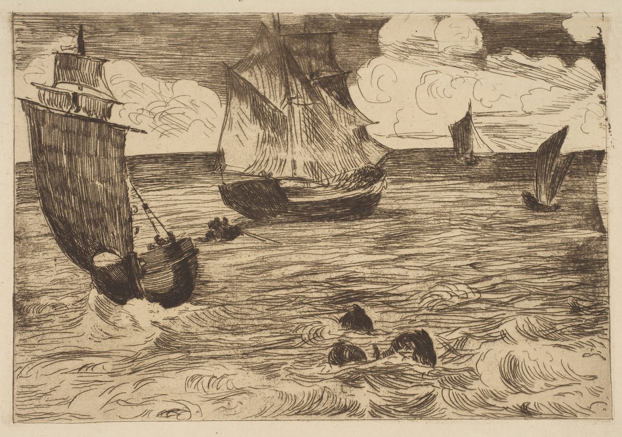 Meri, 1865-66. tekijältä Édouard Manet
