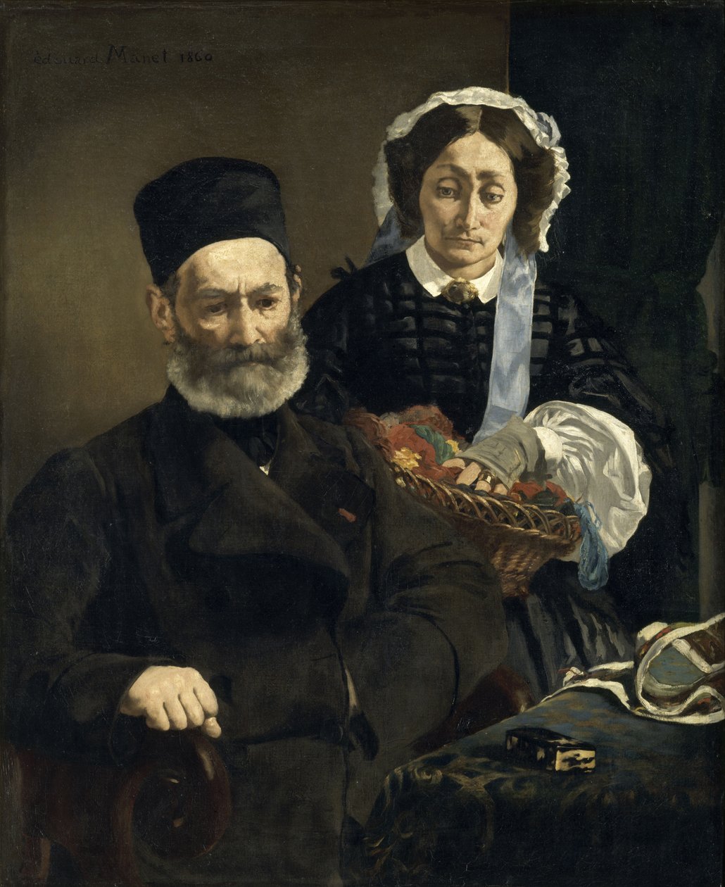 Herra ja rouva Auguste Manet tekijältä Édouard Manet
