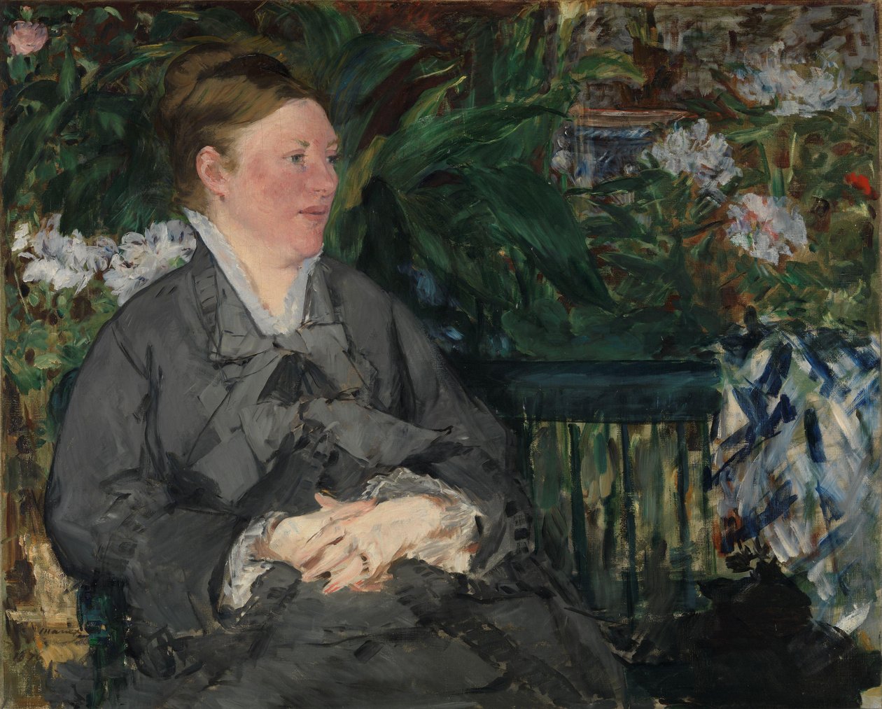 Norjalainen Bokmål:  Manet konservatoriossa Madame Manet konservatoriossa: Mme Manet konservatoriossa tekijältä Édouard Manet