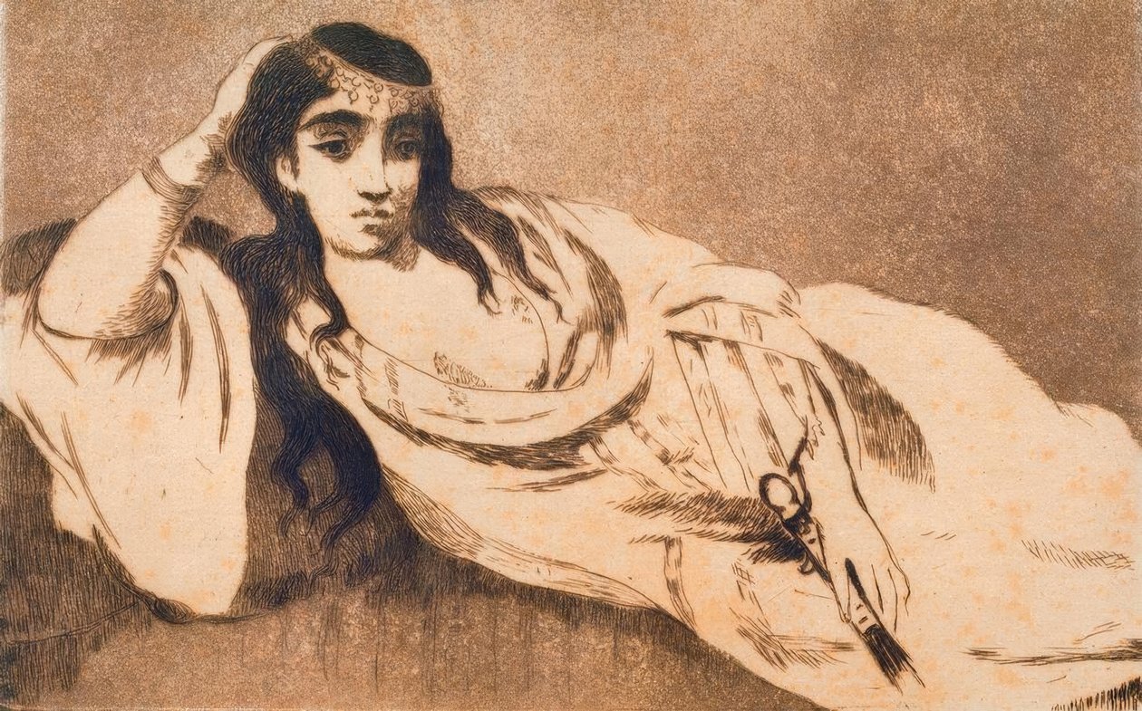 Odaliske tekijältä Édouard Manet