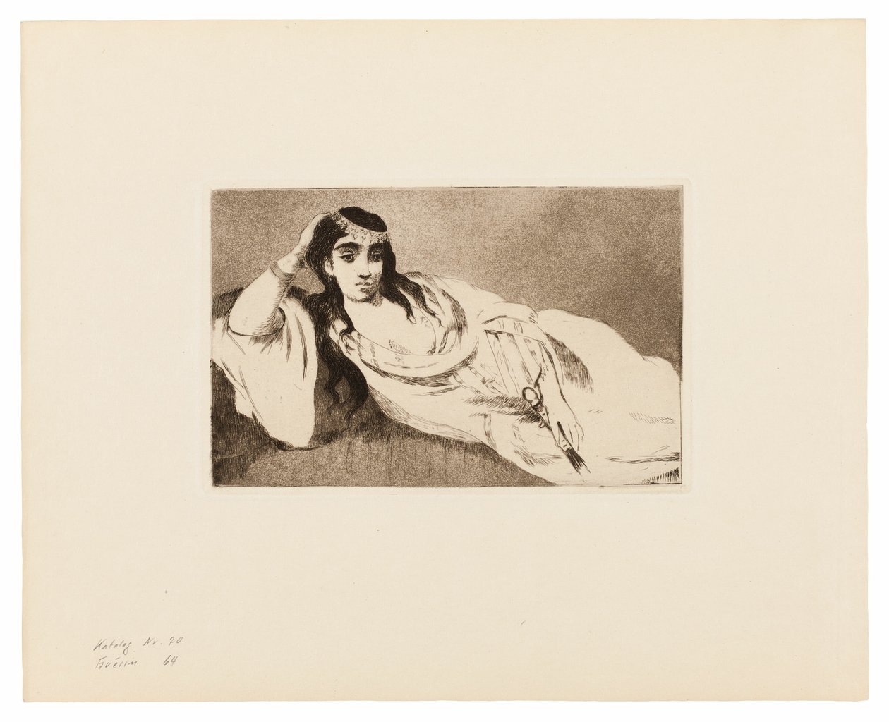 Odalistinen tekijältä Édouard Manet