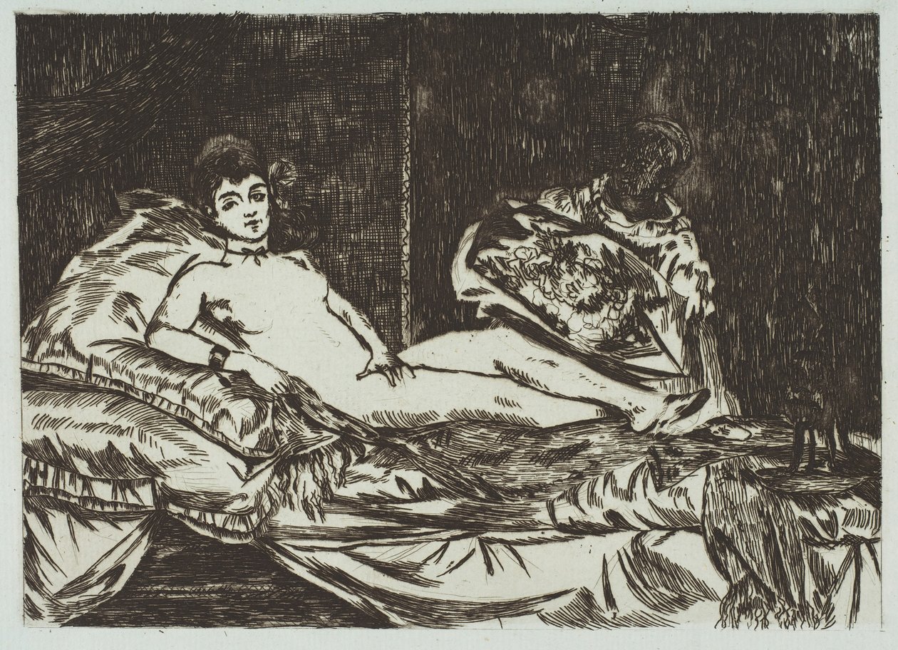 Olympia iso levy, tammi-toukokuu 1867. tekijältä Édouard Manet