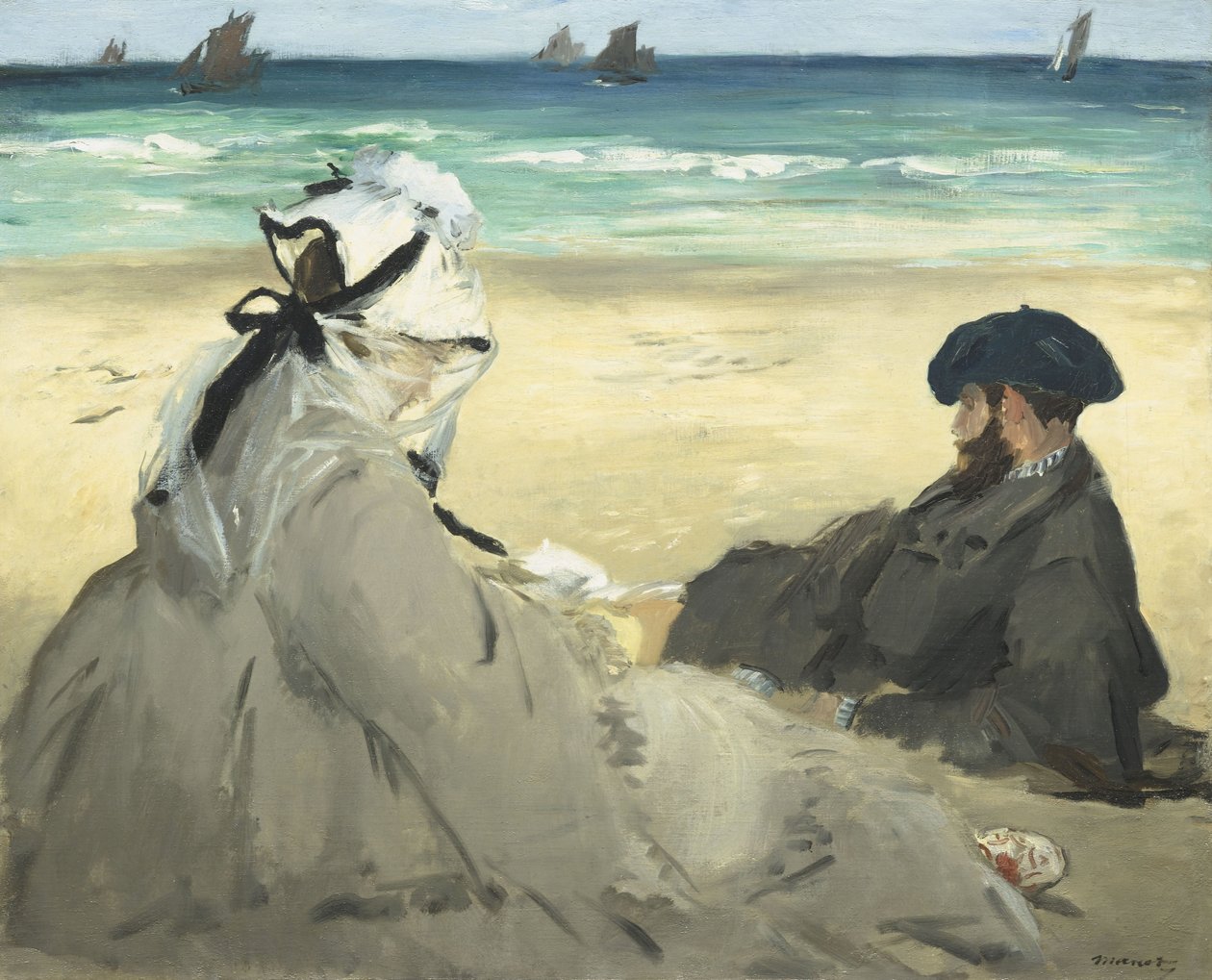 Rannalla tekijältä Édouard Manet